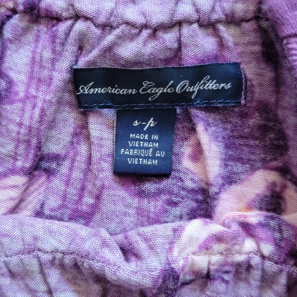 American Eagle Bright Colorful Flower Size Small Tank Top - Picture 4 of 7